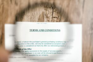 Terms and Conditions pitfalls